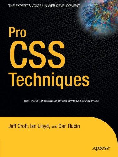 Pro CSS Techniques: Real-world CSS Techniques for Real World CSS Professionals! (Expert's Voice)