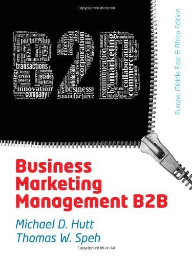 Business Marketing Management: B2B