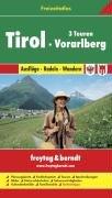 Freizeitatlas Tirol-Vorarlberg. Ausflüge-Radeln-Wandern. 1:50 000-1:200 000.