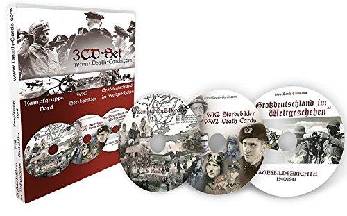 2.Weltkrieg DVD Edition / Set mit 3 CD Rom - erstmalig digitalisiert: Private Foto Aufnahmen und Sterbebilder aus den Kriegsjahren 1939 bis1945