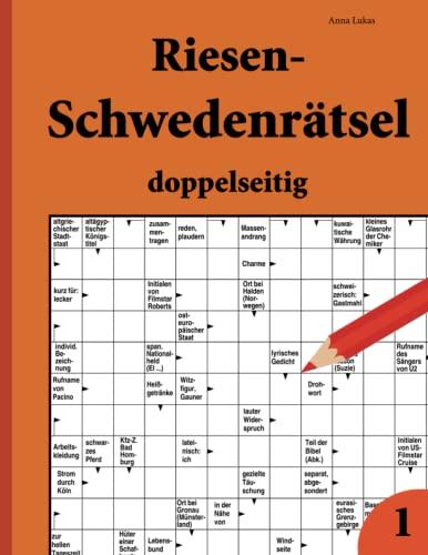 Riesen-Schwedenrätsel doppelseitig 1