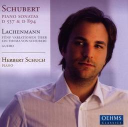 Franz Schubert: Klaviersonaten D 537 und D 894 / Lachenmann: Variationen über ein Thema von Franz Schubert und Guerro