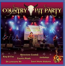 Country Hit Party - Vol. 1 - Let your love flow; Rhinestone Cowboy; Jambalaya; Ghostriders in the sky; Oh lonesome me; Ring of fire; Country roads; Guitars & Cadillacs; Sweet home Alabama; The race is on; If i said you had a beautiful body