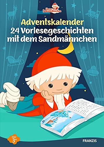 FRANZIS 60676 - Sandmännchen Geschichten Adventskalender mit 24 Vorlesegeschichten, ideal für die Vor-Weihnachtszeit und die ganze Familie, empfohlen ab 3 Jahren