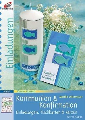 Kommunion & Konfirmation: Einladungen, Tischkarten & Kerzen