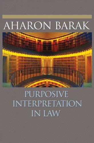 Purposive Interpretation In Law