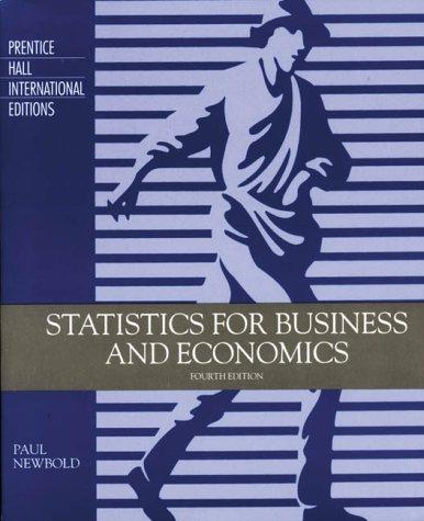 Statistics for Business and Economics: United States Edition (Prentice Hall International Editions)