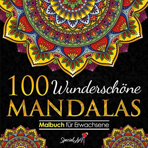 100 Wunderschöne Mandalas: Mandala Malbuch für Erwachsene, toller Antistress-Zeitvertreib zum Entspannen mit schönen Malvorlagen zum Ausmalen. (Volumen 2)