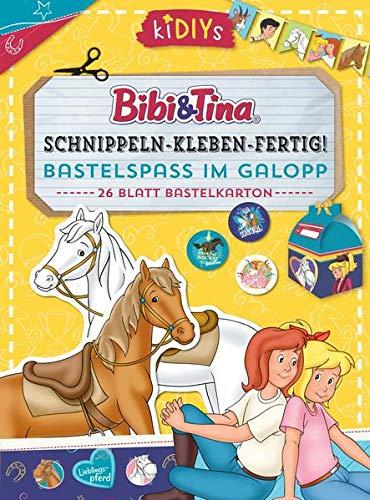 Schnippeln – Kleben – Fertig! Bibi & Tina - Bastelspaß im Galopp: 26 Blatt Bastelkarton (kiDIYs)