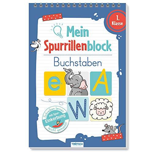 Trötsch Mein Spurrillenblock Buchstaben Übungsbuch: Übungsbuch Beschäftigungsbuch Lernbuch