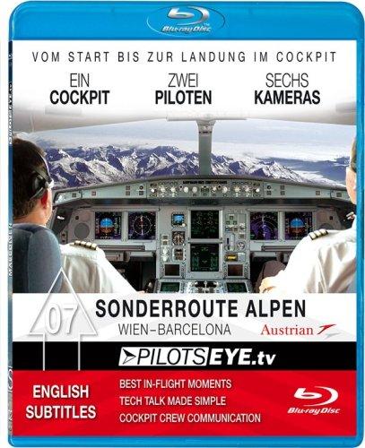 PilotsEYE.tv | ACROSS the ALPS | Wien - BARCELONA A321 |:| Blu-ray Disc® |:| Cockpitflight Austrian Airbus A 321 [Blu-ray]