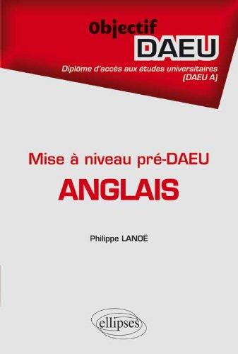 Anglais : mise à niveau pré-DAEU