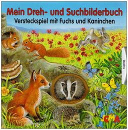 Versteckspiel mit Fuchs und Kaninchen. Mein Dreh- und Suchbilderbuch