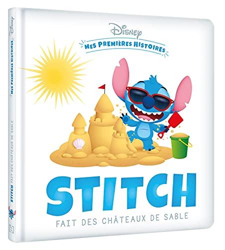 Stitch fait des châteaux de sable