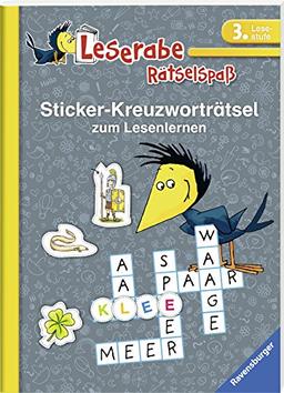 Sticker-Kreuzworträtsel (3. Lesestufe) (Leserabe - Rätselspaß)