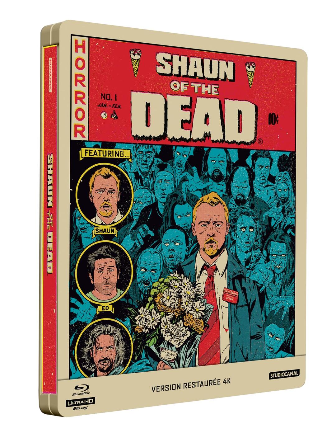 SHAUN OF THE DEAD - COMBO UHD 4K + BD - STEELBOOK - EDITION LIMITEE