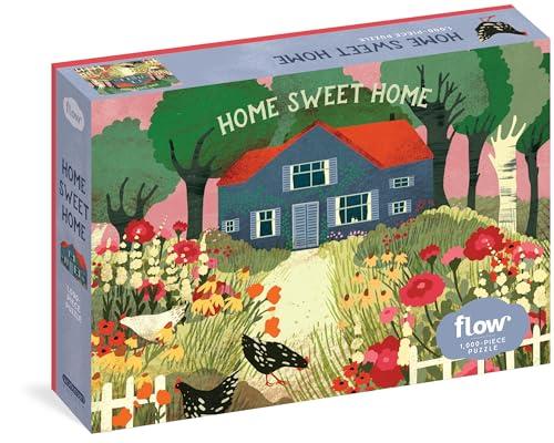 Home Sweet Home 1,000-Piece Puzzle: (Flow) for Adults Families Picture Quote Mindfulness Game Gift Jigsaw 26 3/8” x 18 7/8”