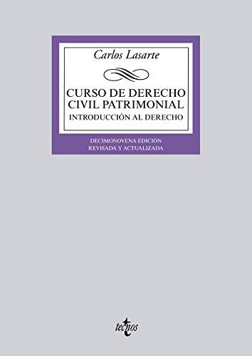 Curso de derecho civil patrimonial : introducción al derecho