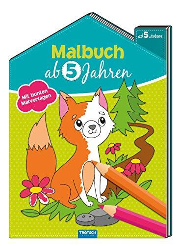 Malbuch ab 5 Jahren: Mit bunten Malvorlagen