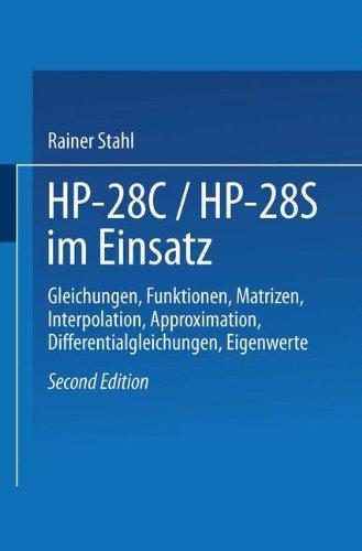 Hp-28C / Hp28S im Einsatz