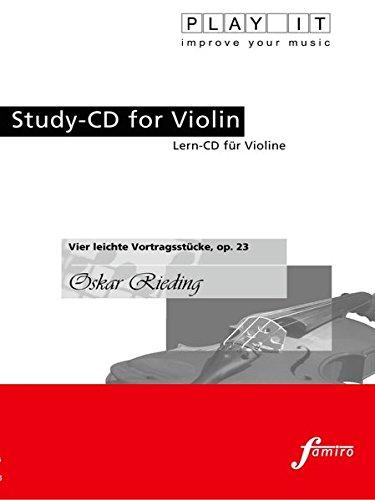 Study-CD for Violin - Vier Leichte Vortragsstücke