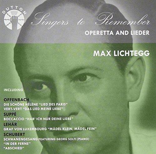 Operetta and Lieder