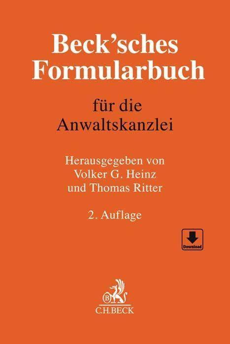 Beck'sches Formularbuch für die Anwaltskanzlei