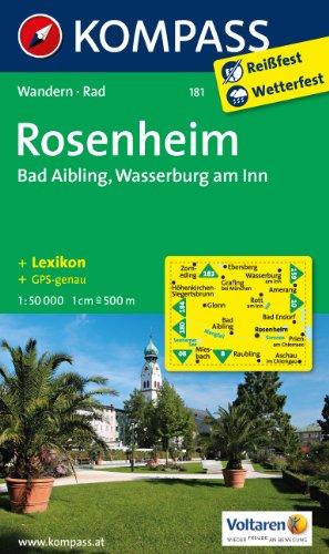 Rosenheim / Bad Aibling / Wasserburg am Inn 1 : 50 000: Wandern / Rad