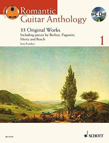 Romantic Guitar Anthology: 33 Originalwerke. Vol. 1. Gitarre. Ausgabe mit CD.: 33 Original Works (Schott Anthology Series)