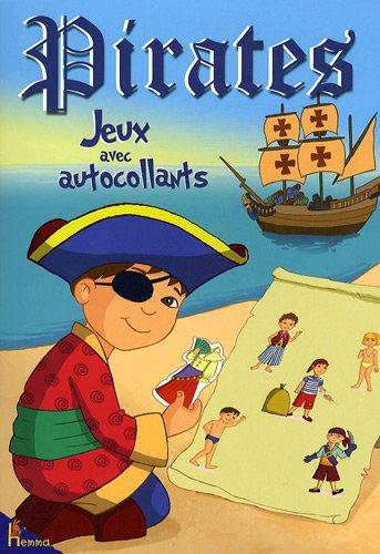 Pirates, jeux avec autocollants