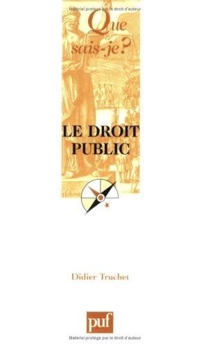 Le droit public