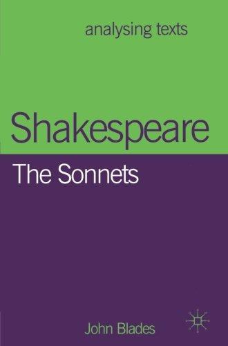 Shakespeare: The Sonnets (Analysing Texts)