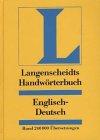 Langenscheidts Handwörterbuch, Englisch-Deutsch