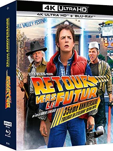 Retour vers le futur : trilogie 4k ultra hd [Blu-ray] [FR Import]