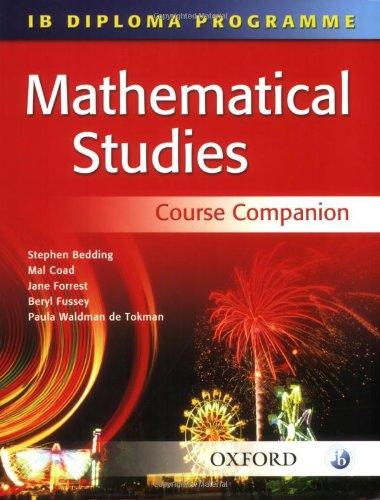 Mathematical Studies: Course Companion (IB Diploma Programme)