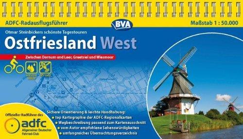 ADFC-RadausflugsführerOstfriesland West 1 : 50 000: Die schönsten Tagestouren zwischen Dornum und Leer, Greetsiel und Wiesmoor