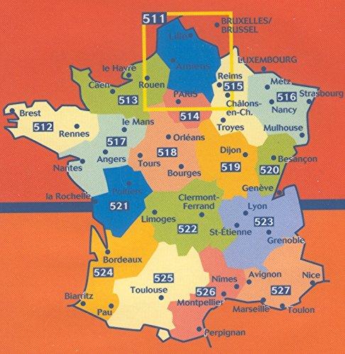 AUVERGNE LIMOUSIN 17522 CARTE MICHELIN KAART 2013 (KAARTEN/CARTES MICHELIN)