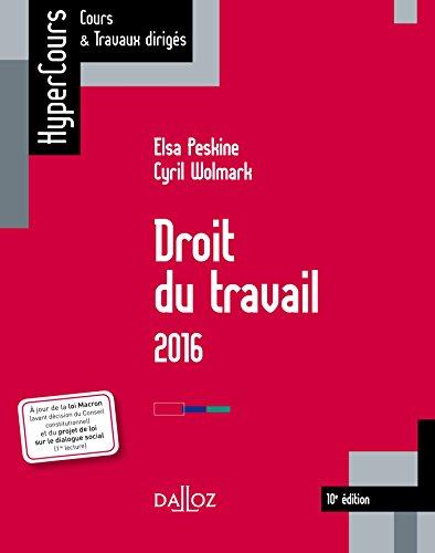 Droit du travail : 2016