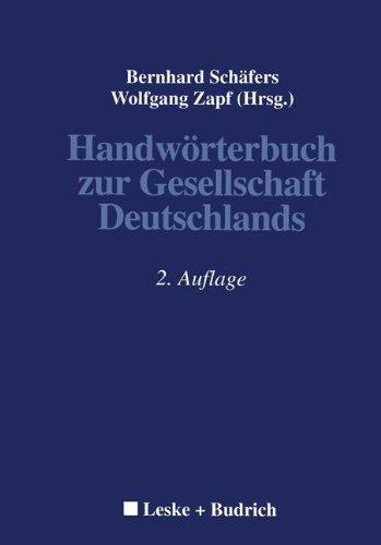 Handwörterbuch zur Gesellschaft Deutschlands