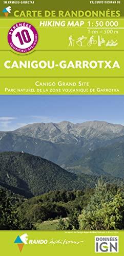 Canigou - Garrotxa 1:50 000: Canigó Grand Site. Parc naturel de la zone volcanique de Garrotxa. Hiking Map