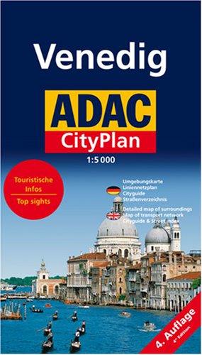 ADAC Stadtplan Venedig: Cityplan. Touristische Infos. Umgebungskarte, Liniennetzplan, Cityguide, Straßenverzeichnis