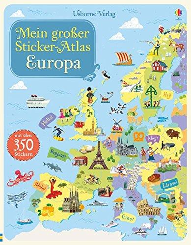 Mein großer Sticker-Atlas: Europa