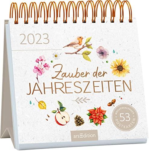 Postkartenkalender Zauber der Jahreszeiten 2023: Wochenkalender 2023, 53 Postkarten als Begleiter durchs Jahr