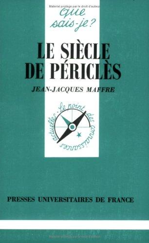 Le siècle de Périclès