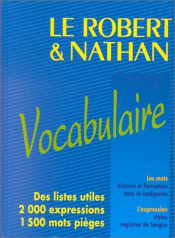 Le Robert & Nathan, vocabulaire