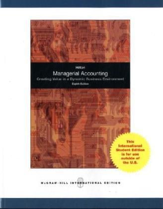 Managerial Accounting