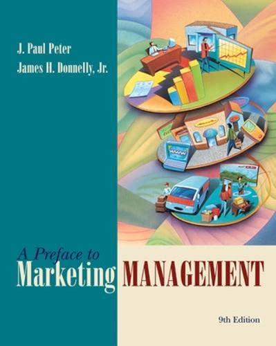 Preface to Marketing Management (Irwin/Mcgraw-Hill Series in Marketing)