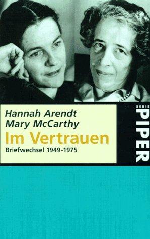 Im Vertrauen. Briefwechsel 1949-1975