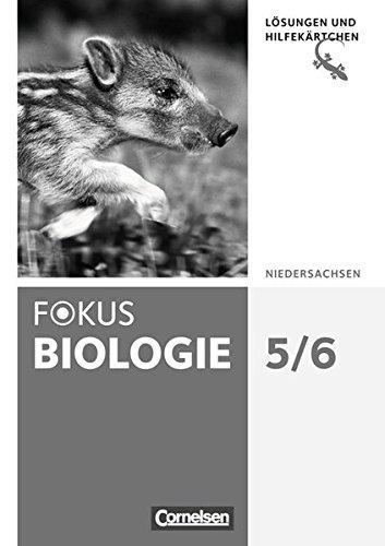 Fokus Biologie - Neubearbeitung - Gymnasium Niedersachsen G9: 5./6. Schuljahr - Lösungen: Mit Hilfekärtchen