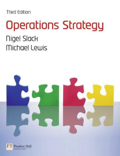 Operations Strategy